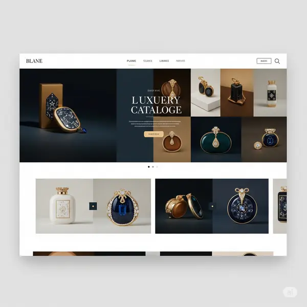 Project homepage design